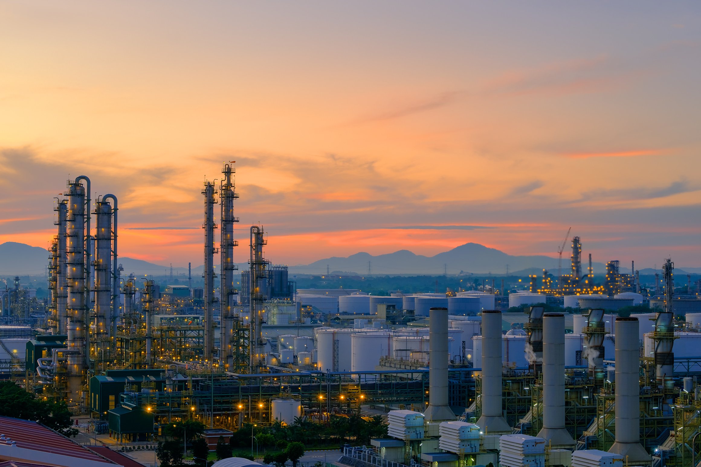 Petrochemical industrial plant